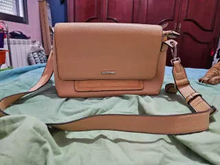 Bolso bandolera beige