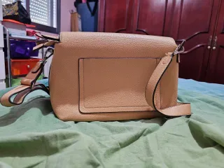 Bolso bandolera beige