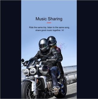 2 Intercomunicadores Moto Bluetooth 500 Metros