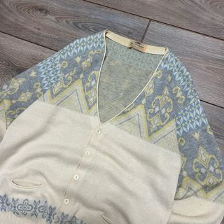 Fruit Of The Loom Vintage 80s Wool Cardigan