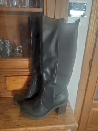 Stivali alti neri donna 38