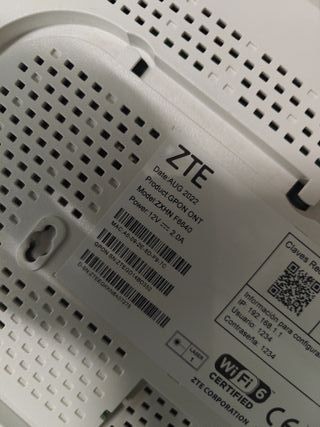 Router ZTE AUG 2022