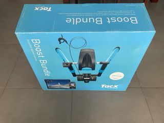 Rodillo Bicicleta Tacx Boost Azul Bundle 