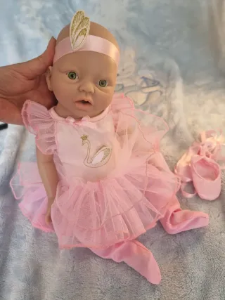 Bebé Reborn Silicona Blanda Platino