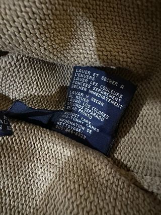 Jersey Tommy Hilfiger Beige Bordado
