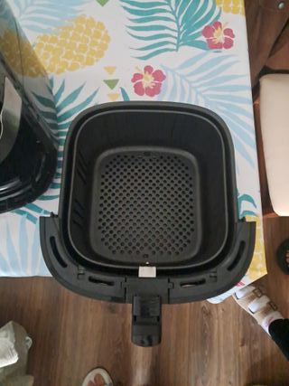 Freidora de Aire Airmaxx Negra y Plateada