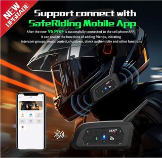 2 Intercomunicadores Moto Bluetooth 800 Metros