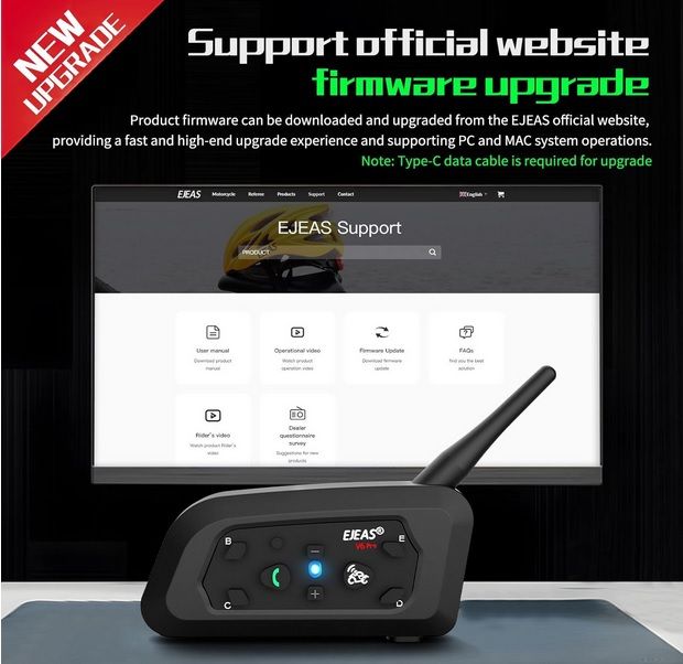 2 Intercomunicadores Moto Bluetooth 800 Metros