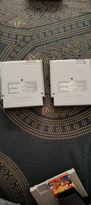 Lote 2 juegos NES Guardian Legend y Blades Steel