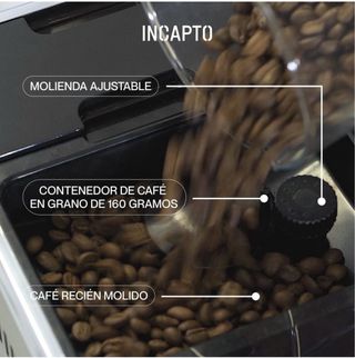 Cafetera Automática Incapto en grano + vaporizador