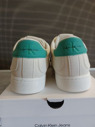 Calvin Klein Jeans Zapatillas Blancas y Verdes