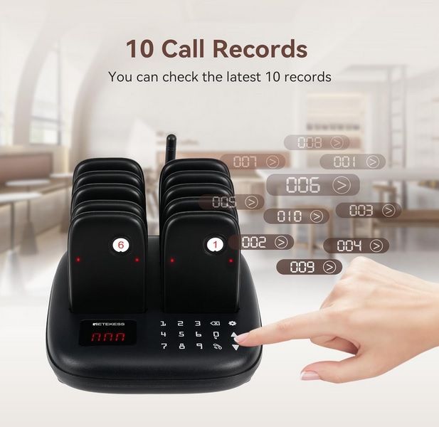 Buscapersonas Avisador Inalambrico Bar Restaurante