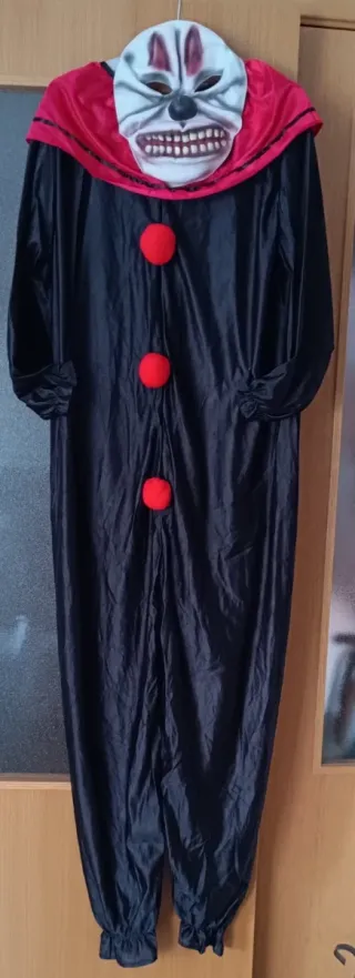 Disfraz Payaso Talla M/L con Máscara