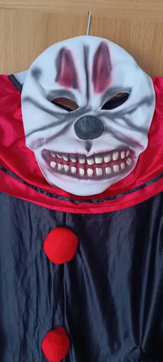 Disfraz Payaso Talla M/L con Máscara