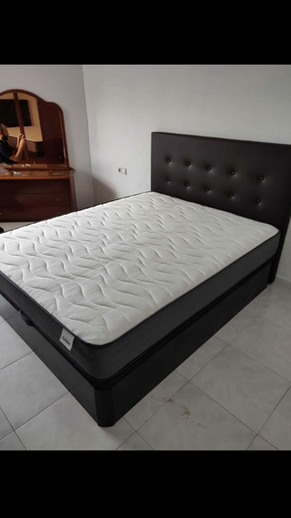 2 Camas individuales con cabecero