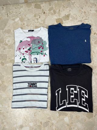 Lote 4 Camisetas Hombre XL