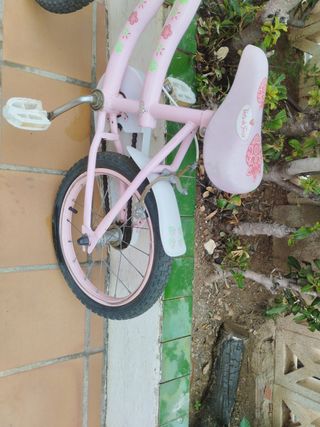 Bicicleta infantil rosa