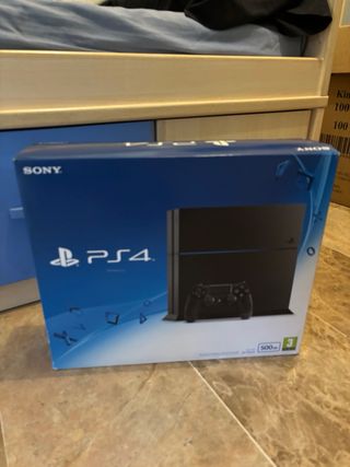 PS4 500GB Negra + Mando Azul 