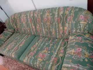 Sofá 3 plazas y 2 sillones floral