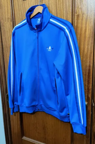 Chaqueta chandal Adidas Originals azul, Talla L EU