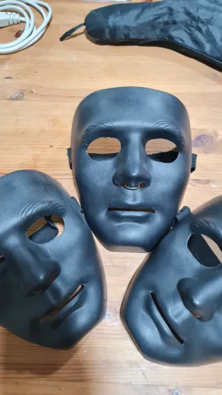 Máscaras Halloween Negras