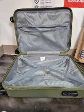 Maleta Roll Road Rígida ABS 35L Verde Oliva