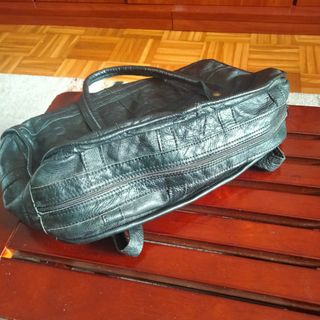 Bolso piel negro vintage