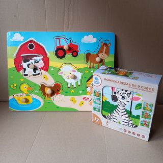 Pack 2 Puzzles Infantiles Mundo Diver