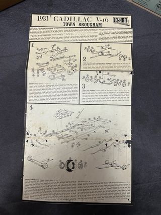 Maqueta Jo-Han Cadillac 1931 V16