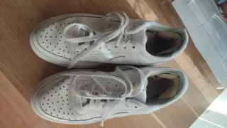 Nike Air Force Plataforma Blancas