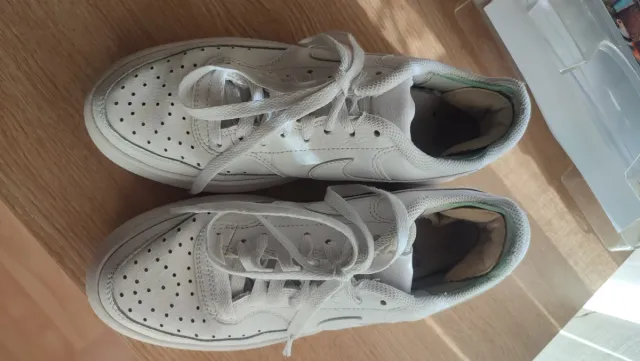 Nike Air Force Plataforma Blancas