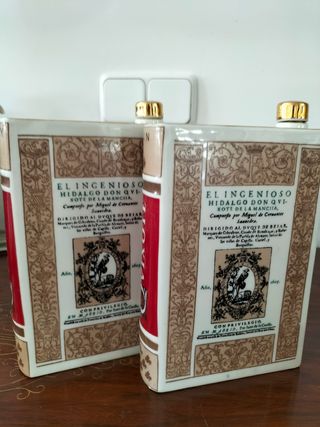 Bottiglie in porcellana Don Chisciotte de la Mancha