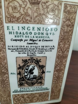 Bottiglie in porcellana Don Chisciotte de la Mancha