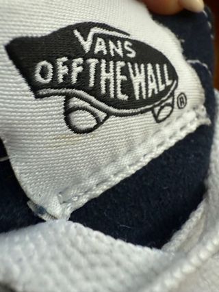 Zapatillas Vans Altas Azul y Amarillo