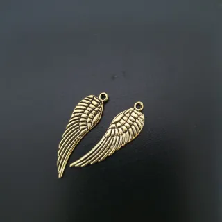 Abalorios Colgantes Ala Ángel Dorado