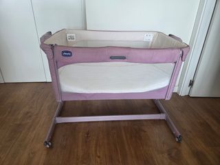 Cuna colecho Chicco rosa