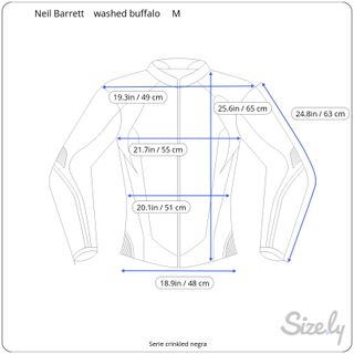 Cazadora Biker Neil Barrett Negra