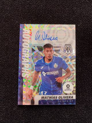 Cromo Autógrafo Mathías Olivera Getafe