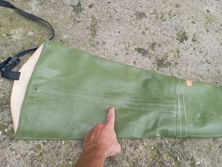 Stivali alti da pesca verdi