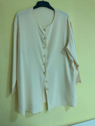 Blusa Botones Amarilla Limón