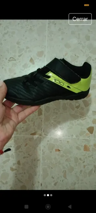 Botas de fútbol numero 30
