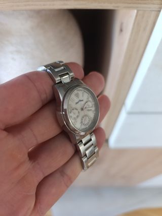 Reloj Angel Heart Plata y Blanco