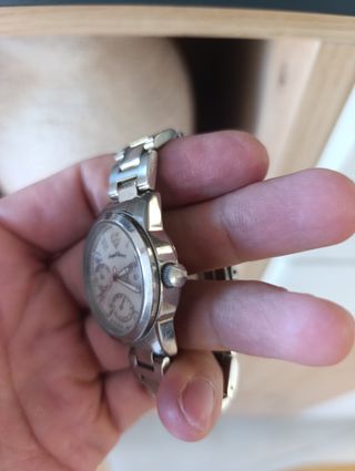 Reloj Angel Heart Plata y Blanco