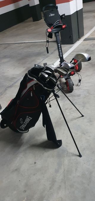 Carro de golf Spalding TriLite con bolsa