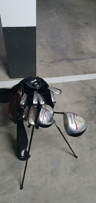 Carro de golf Spalding TriLite con bolsa