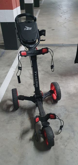 Carro de golf Spalding TriLite con bolsa