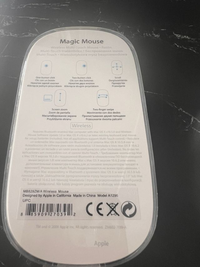 Magic Mouse Apple Blanco