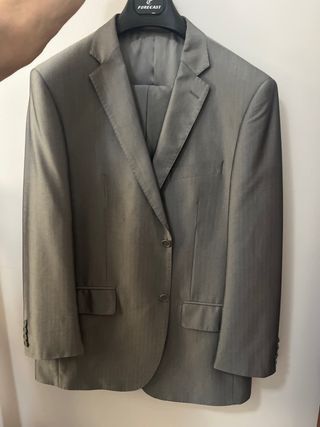 Traje de chaqueta gris Forecast hombre talla 48/52
