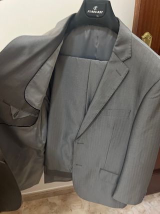 Traje de chaqueta gris Forecast hombre talla 48/52