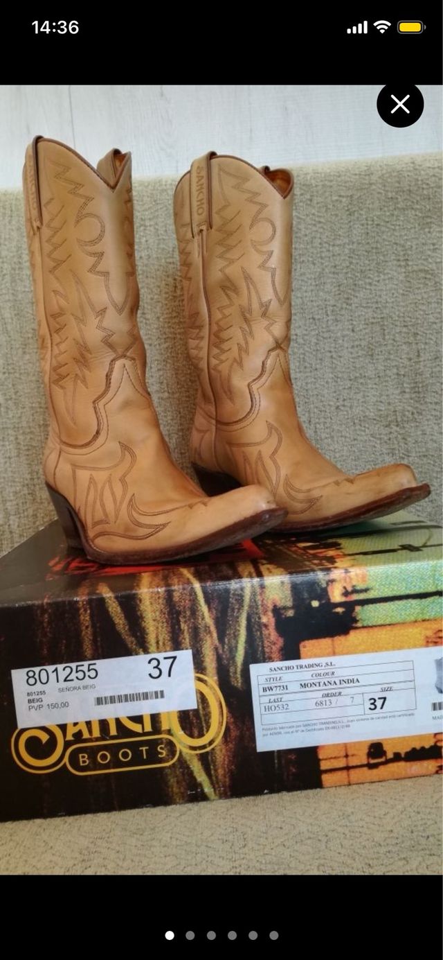 Botas Sancho Talla 37